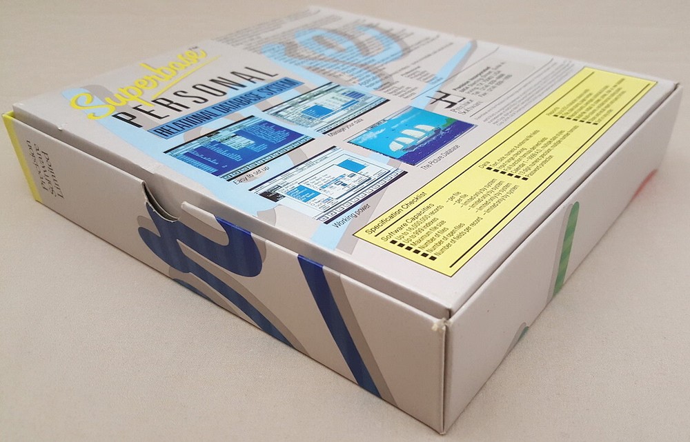 Superbase Personal ©1987 Precision Software for Commodore Amiga 500 1000 2000