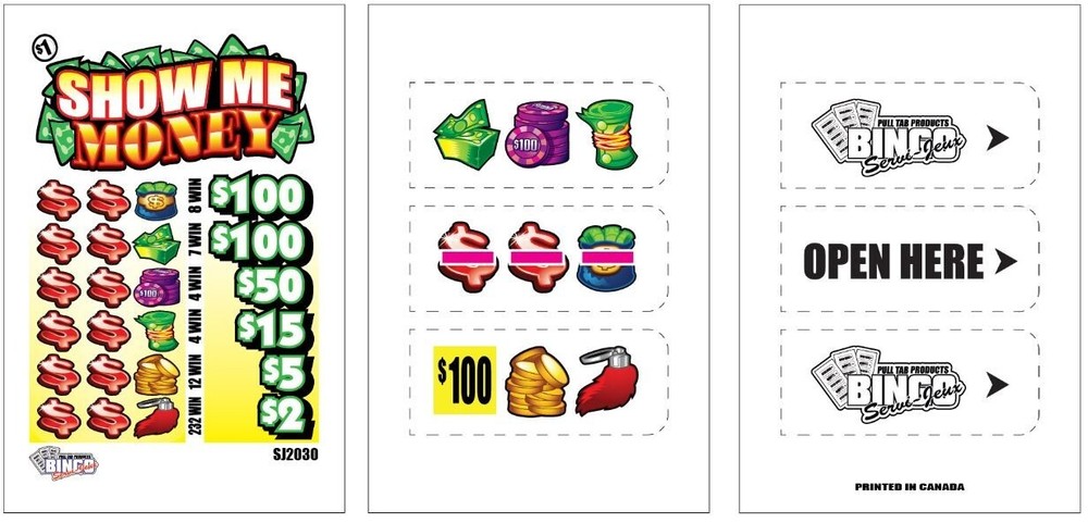 NEW pull tickets SHOW ME MONEY - Instant Tabs