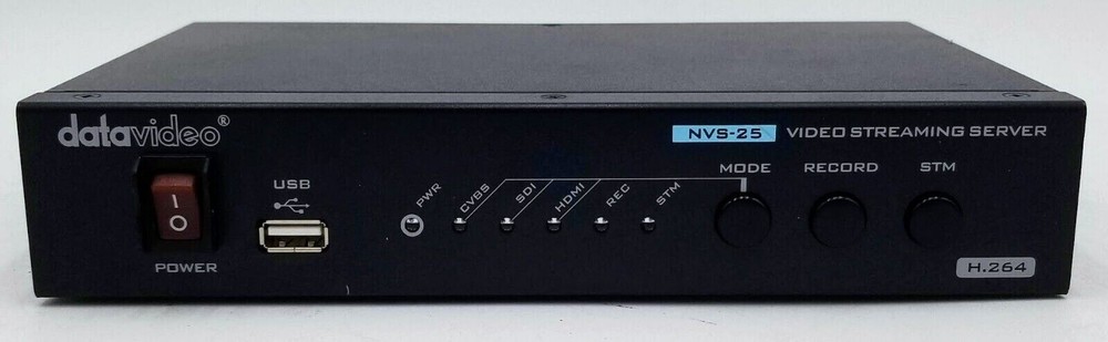 Datavideo NVS-25 H.264 Video Streaming Server | Open Box