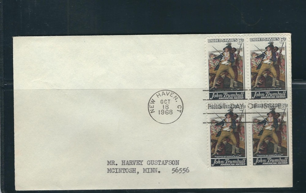 Us SC # 1361 John Trumbull FDC . no Cachet