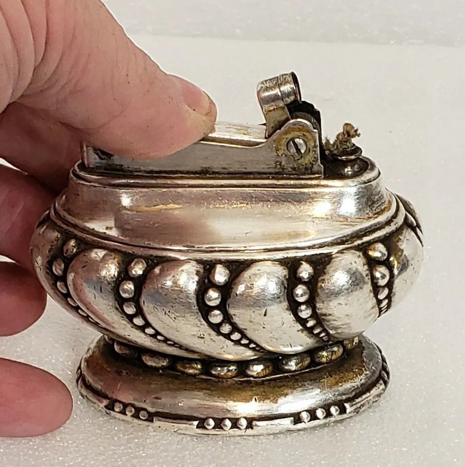Vintage Ronson Crown Table Lighter Art Deco - Not Tested