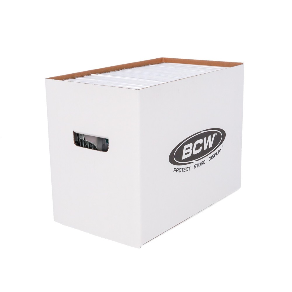 Bundle / 10 BCW Cardboard Magazine Storage Boxes Double Thickness with Handles