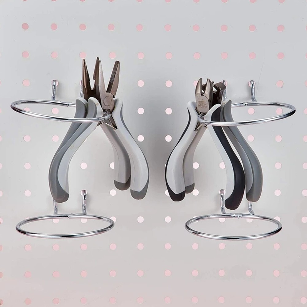 Practical Pegboard Hook Display Jewelry Hammer Punches Scissors Tool Organizer