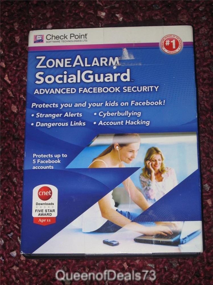 Zone Alarm Social Guard Security Check Point Software Technologies NEW FAST SHIP