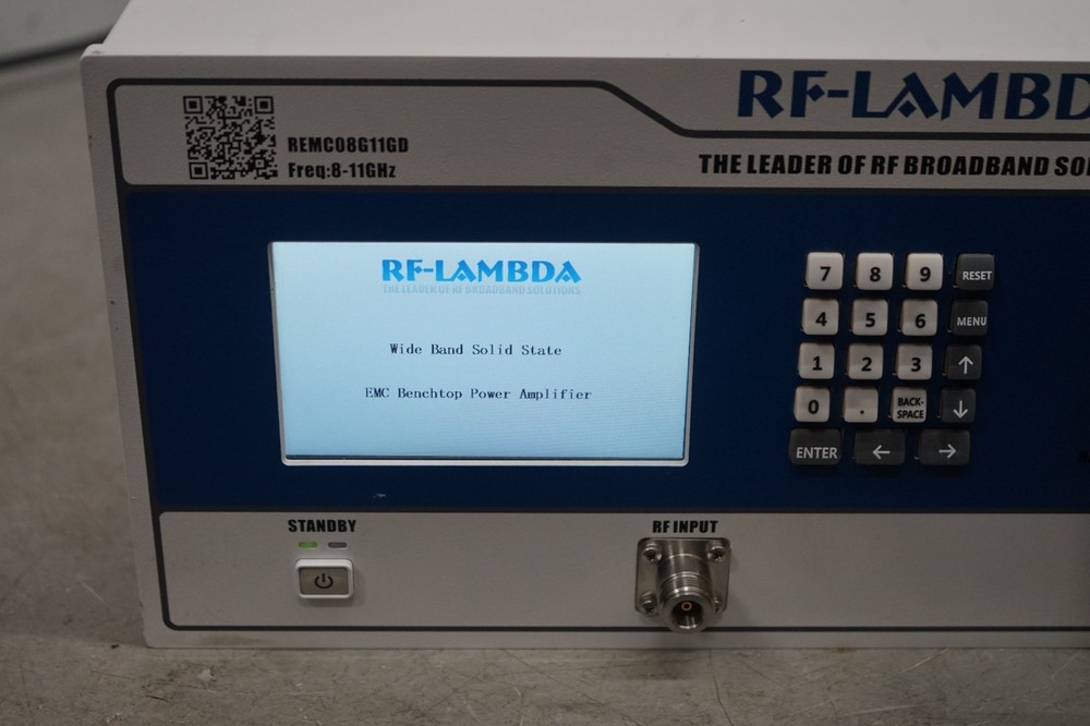 ^ RF-LAMBDA REMC08G11GD 8-11GHz Wide Band Solid State EMC Power Amplifier "READ"