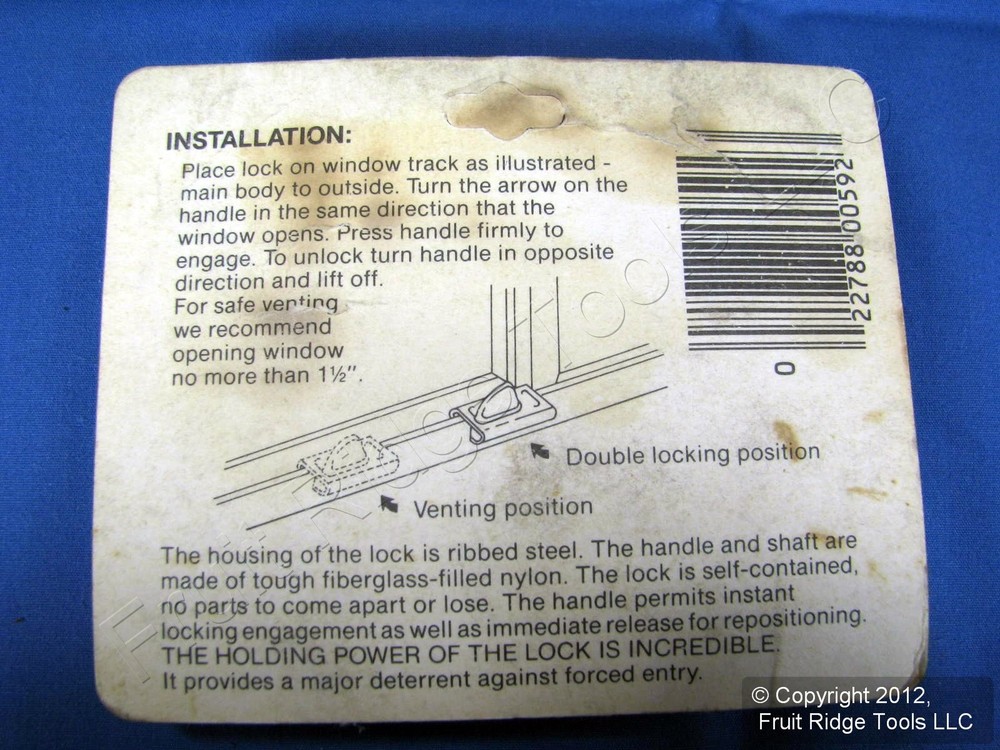 Multi-Track Steel Sliding Window Ventilation Lock Device Surface-Fixed No Tools