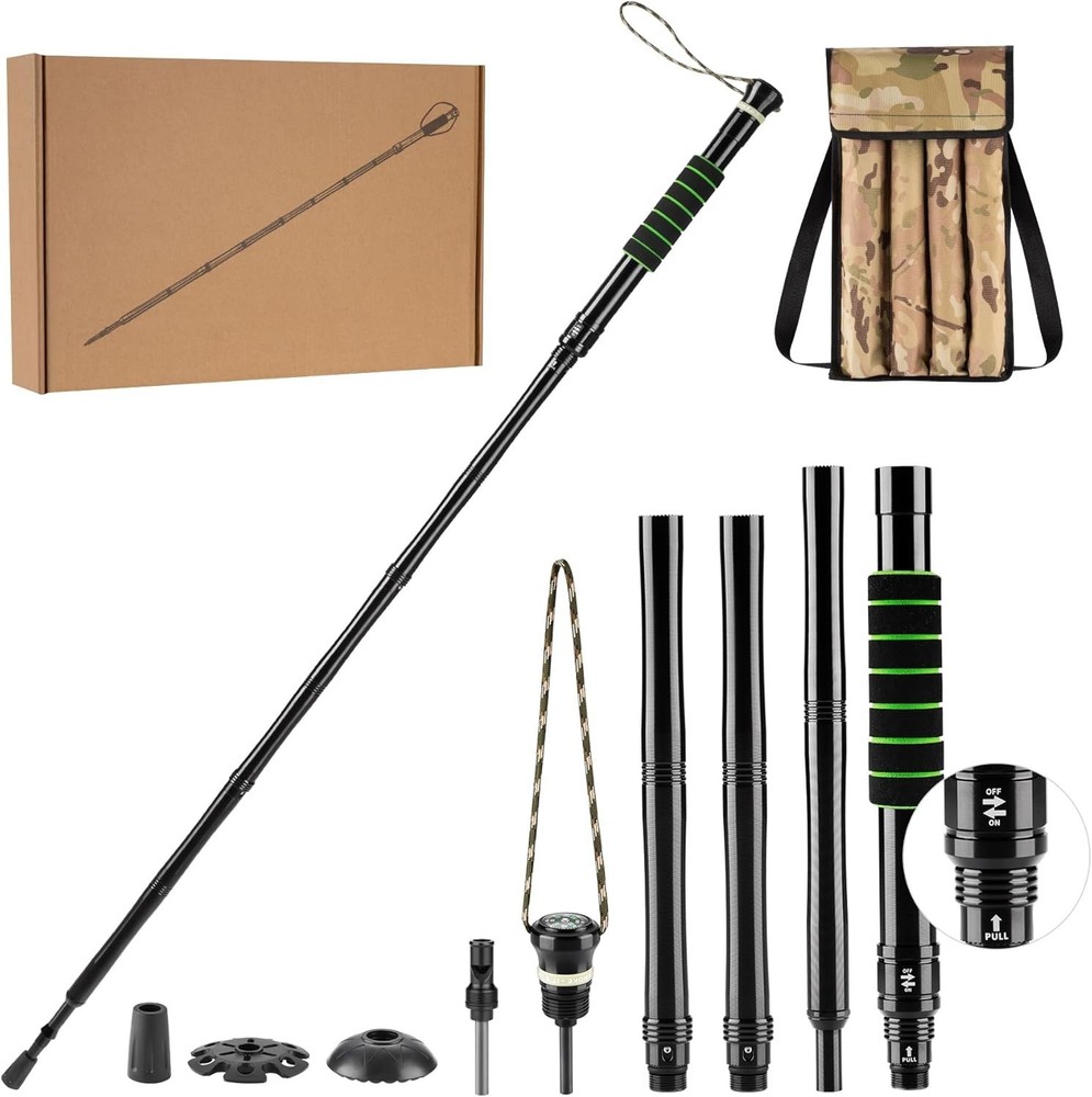 Tactical Survival Walking Staff - Unique Locking System