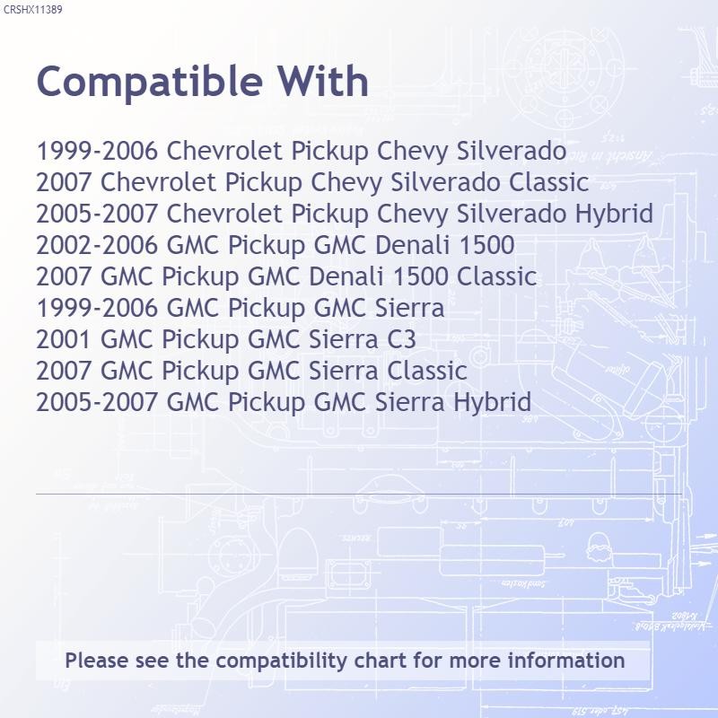 Replacement Black Textured Rear Tailgate Handle Bezel (See compatibility Chart)