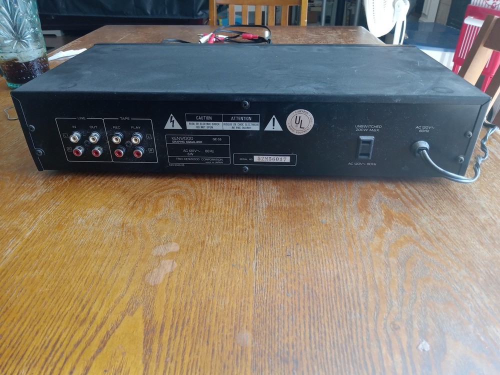 Kenwood Graphic Equalizer Ge-35