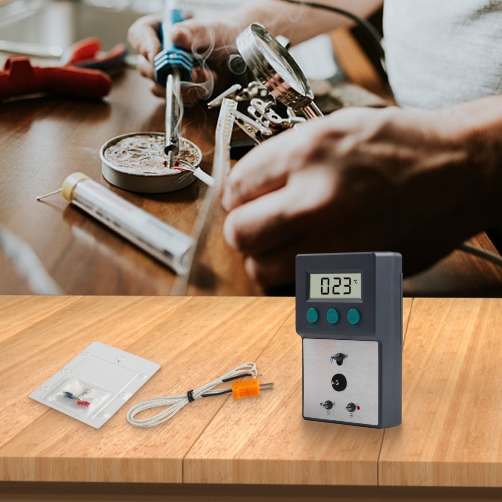 Soldering Tip Temperature Measurement Tool with Automatic Shutdown Feature