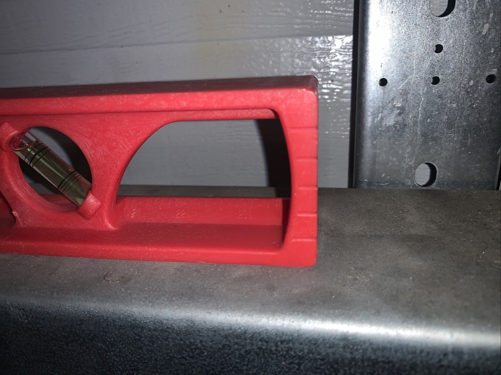 24" Level Plastic. Ruler. Notches at Ends