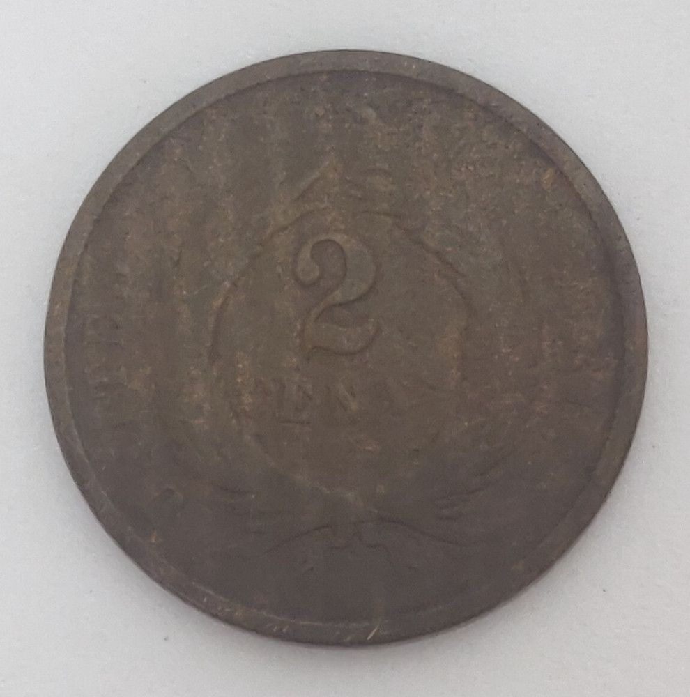 1868 2 CENT PIECE