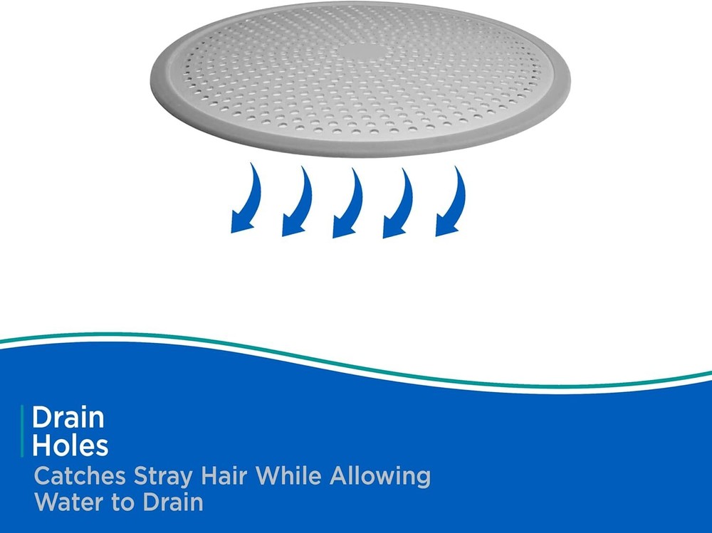 Kenney Bathtub Drain Cover, Silver