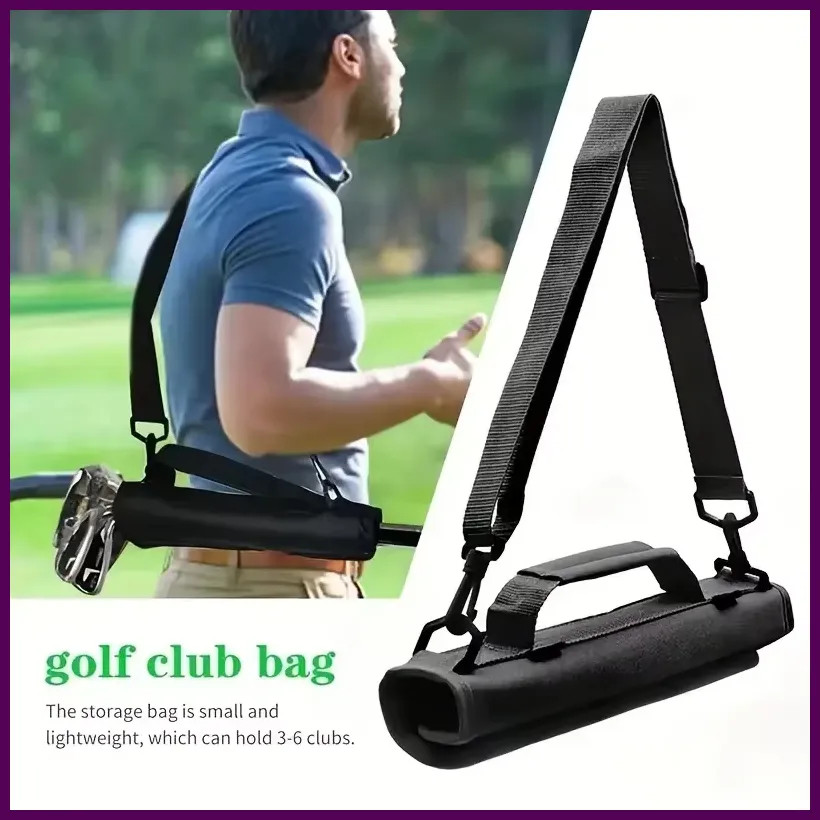 Mini Golf Stand Bag Lightweight Driving Range Carrier Adjustable Strap
