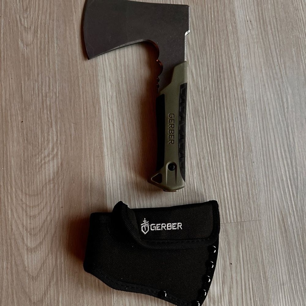 Gerber Pack Hatchet NEW Unused w Sheath| Camping Axe