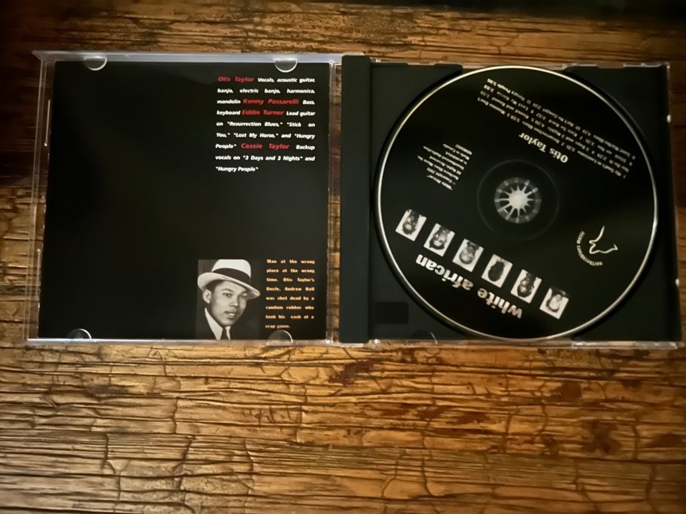 Otis Taylor "White African" CD, signed