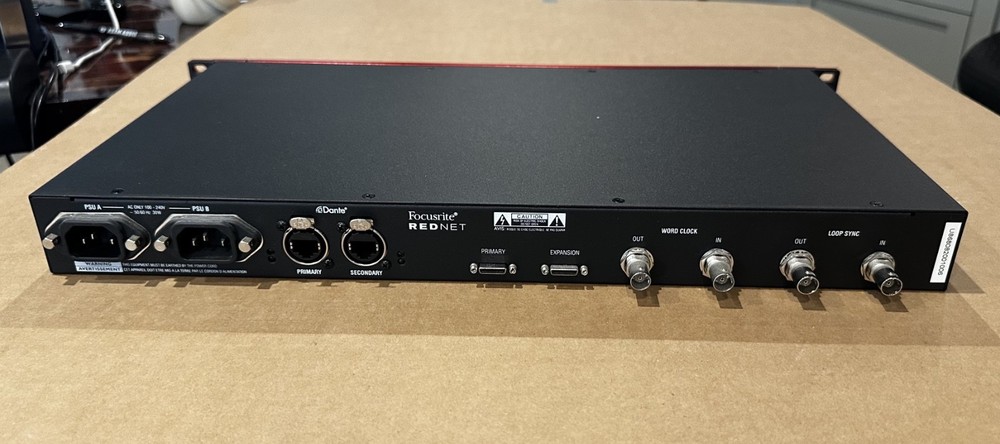 Focusrite RedNet HD32R Dante Bridge Interface w/Cabling