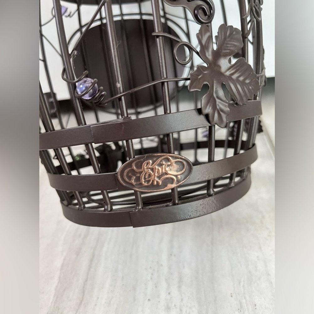 Wine cork metal carrier