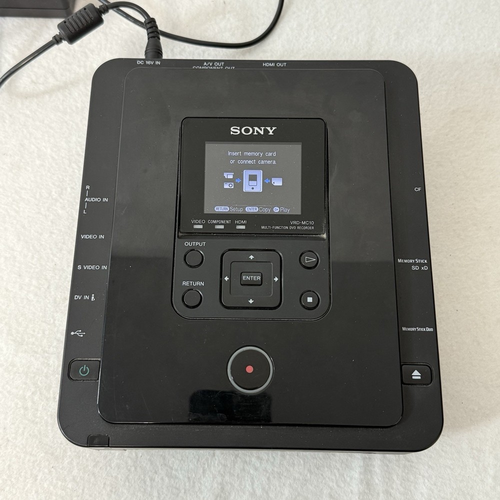 Sony VRD-MC10 Multi-Function DVD Writer Reader Japan No Remote or Cables