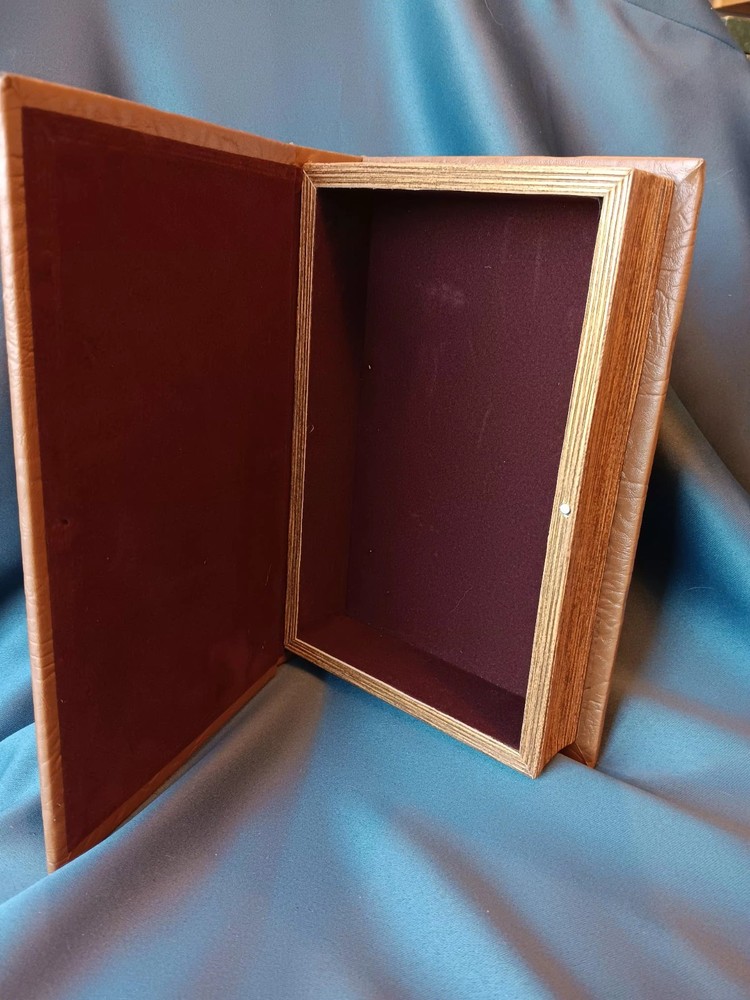 Faux Book Box Hidden Storage Eiffel Tower Paris
