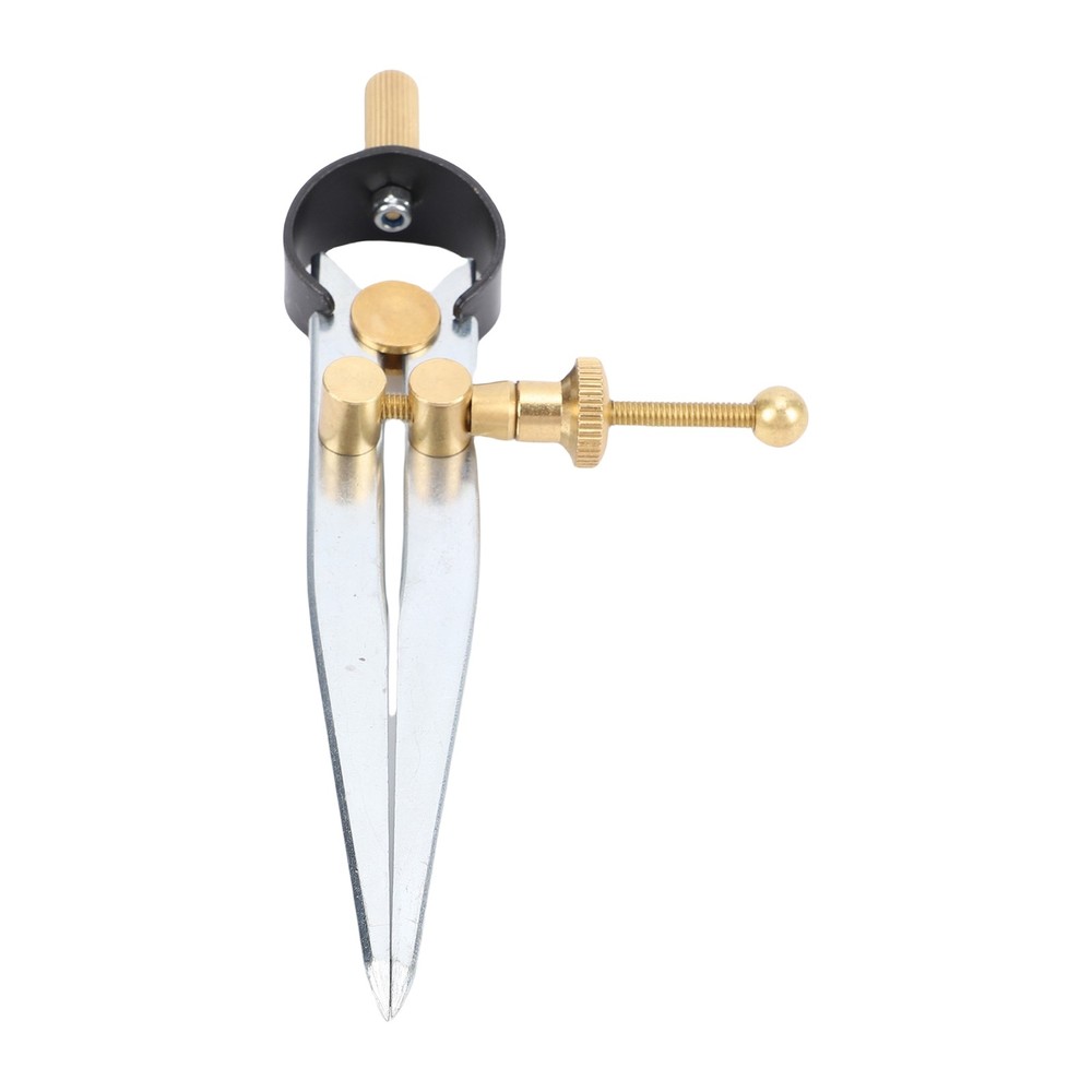 Spring Wing Divider Caliper Lockable 4in Leather Compass Creaser Compass Tool