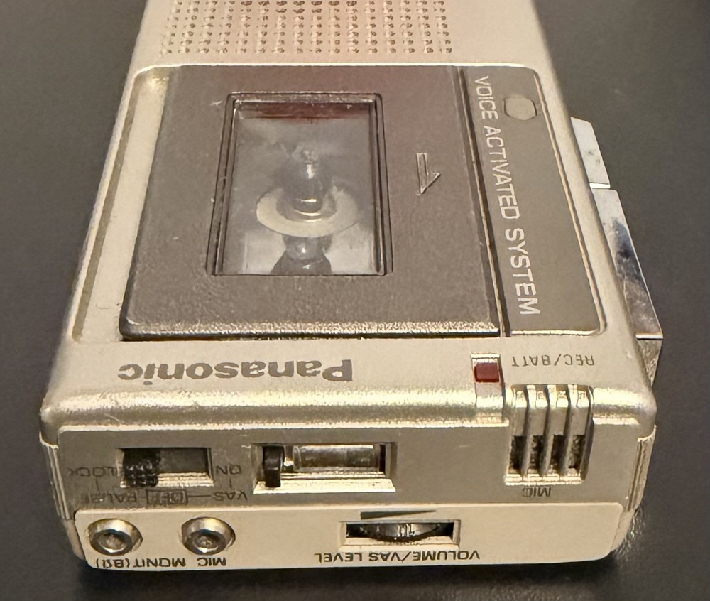 Vintage Panasonic Microcassette Recorder - Model RN-109A