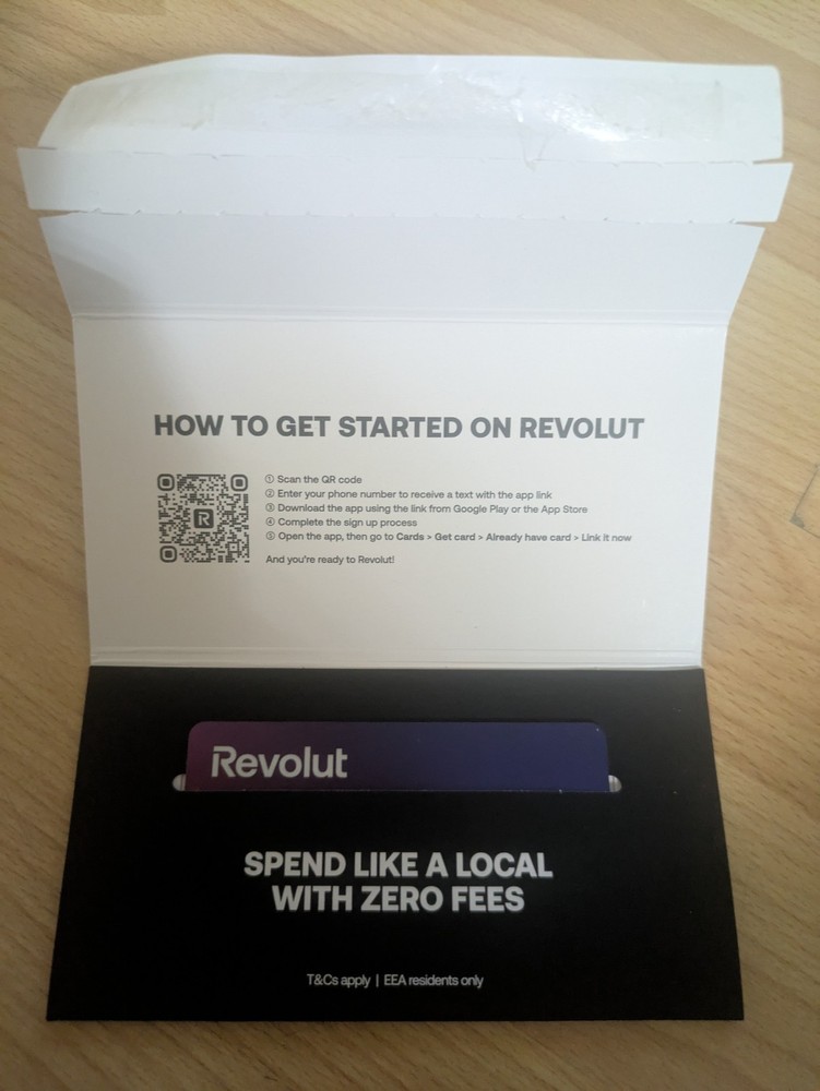 Revolut Replacement Card ( EEA Residents)