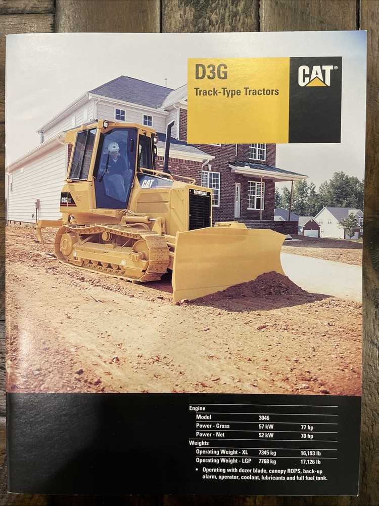Caterpillar D3G Brochure ‘01