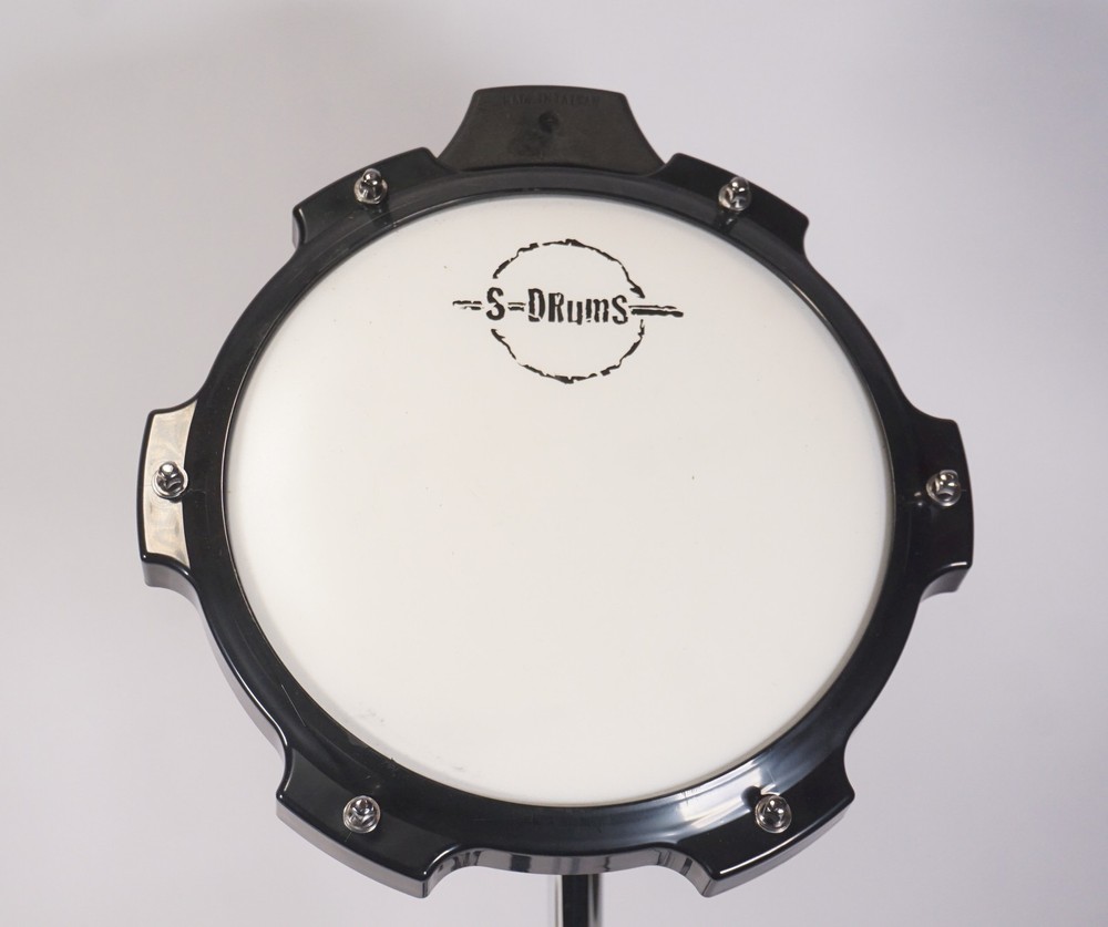 S-Drums Drum Percussion Practice Pad With Stand Practice Pad
