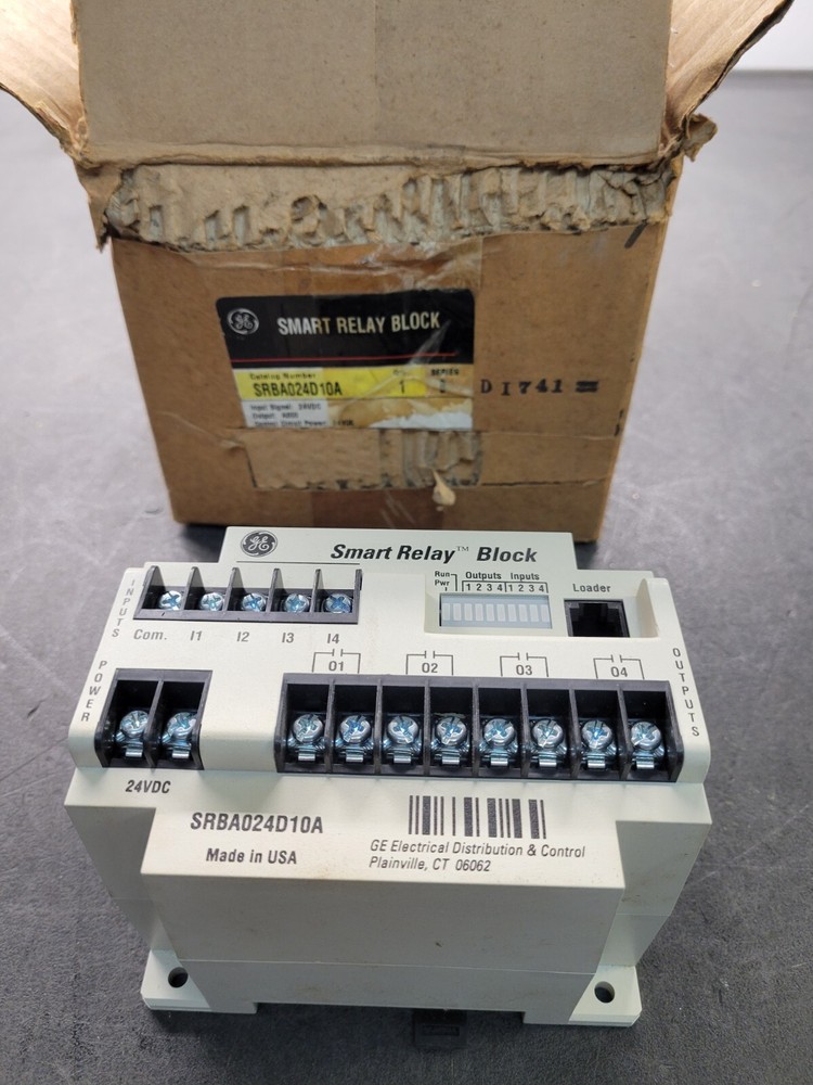 GE SRBA024D10A Relay Block.