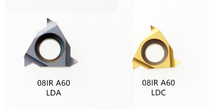 08IR A60 LDC Carbide Insert Internal Turning blade tool Threading Insert for SNR