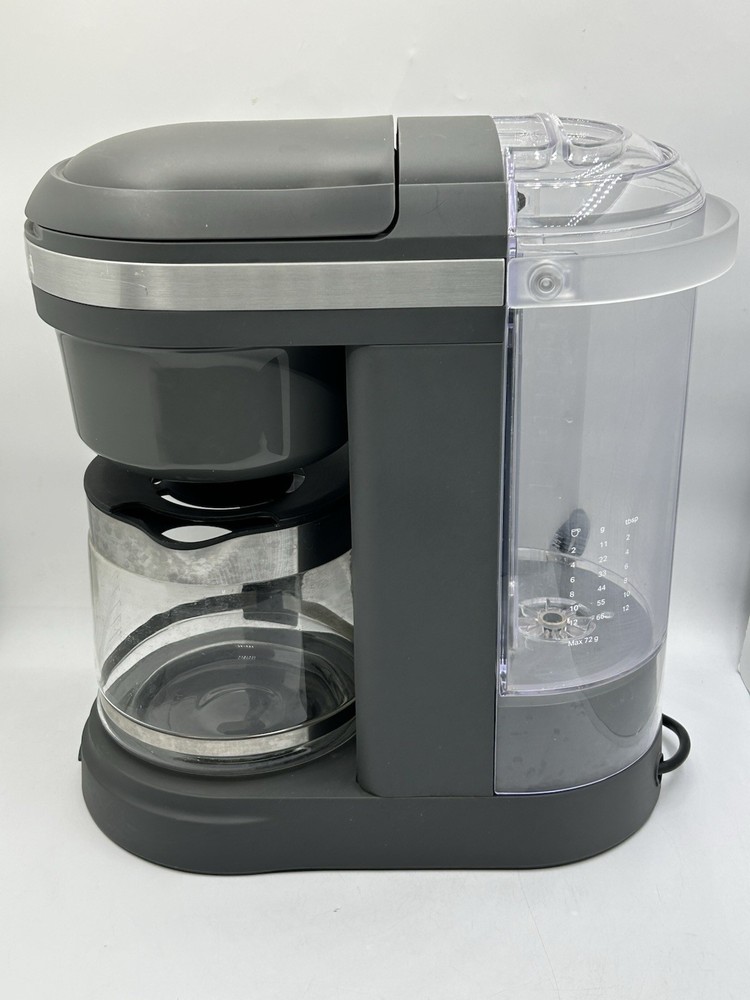 KitchenAid KCM1208DG Programmable 12 Cup Drip Coffee Maker, Matte Grey
