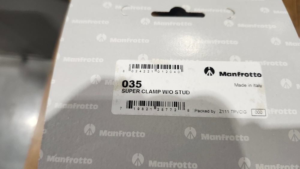 Manfrotto 035 Super Clamp - No Stud