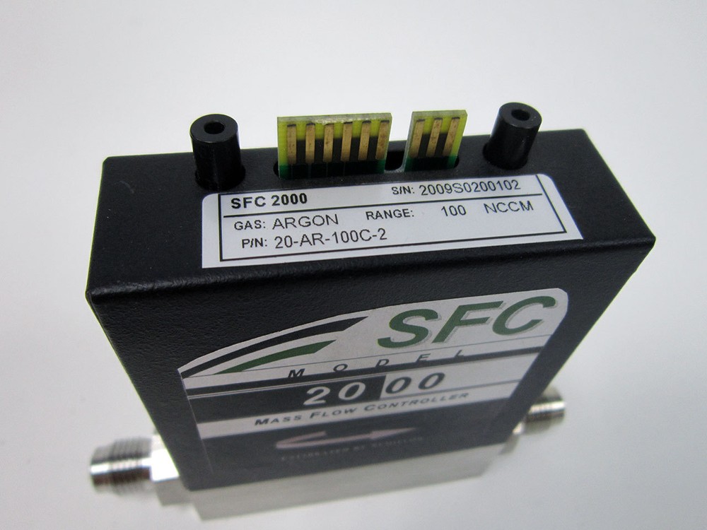 SFC 2000 MASS FLOW CONTROLLER MFC 20-AR-100C-2 100 NCCM ARGON AR