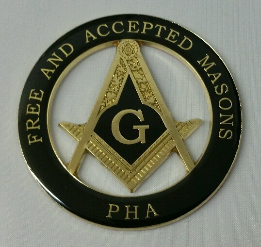Freemason Masonic Prince Hall Affiliated Masonic Car Emblem