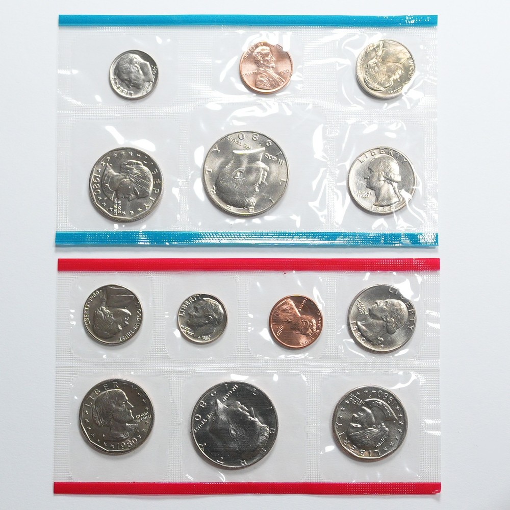 1980 US Mint Set - 13-Coin P&D Uncirculated