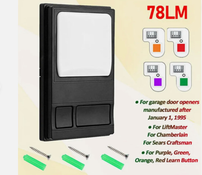 Multi-Function Control Panel Garage Door Opener for LiftMaster 41A5273-1 78LM