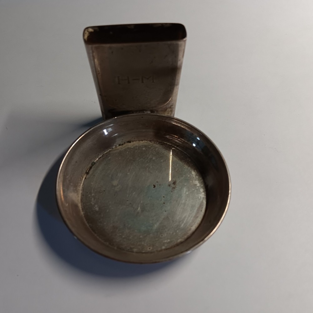 Old Crest H-M sterling small nut dish