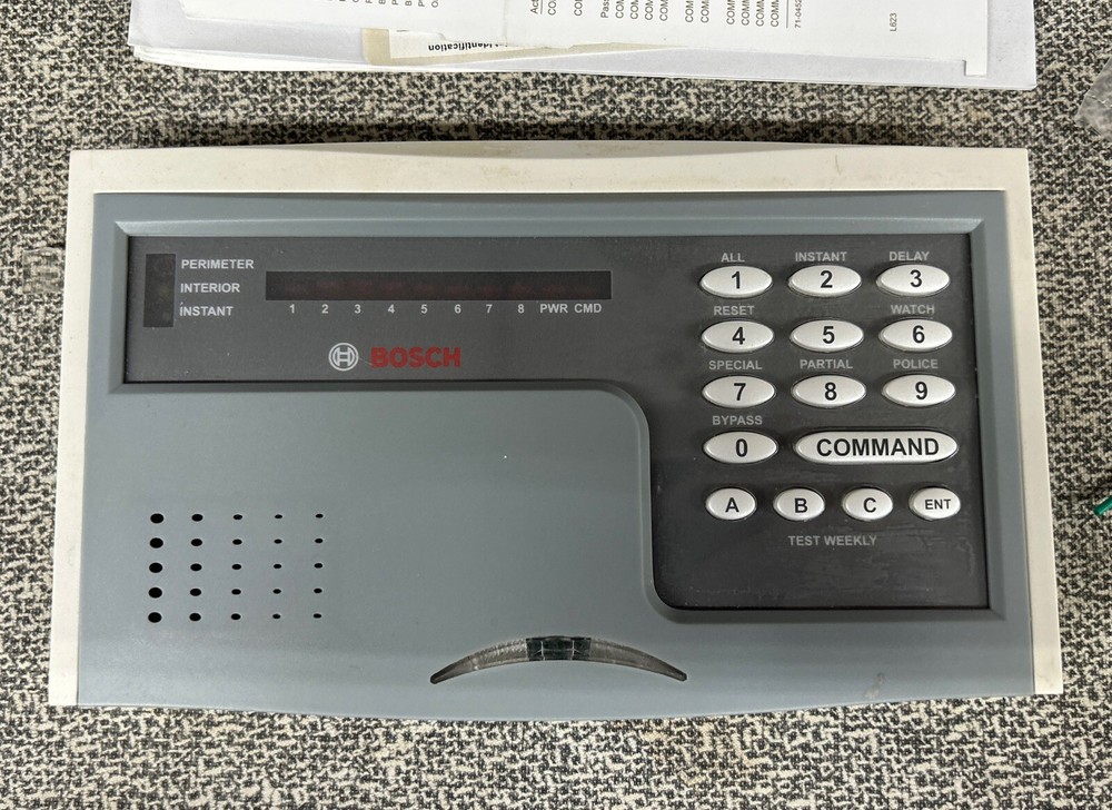 BOSCH D720B TOUCHPAD KEYPAD SECURITY D720