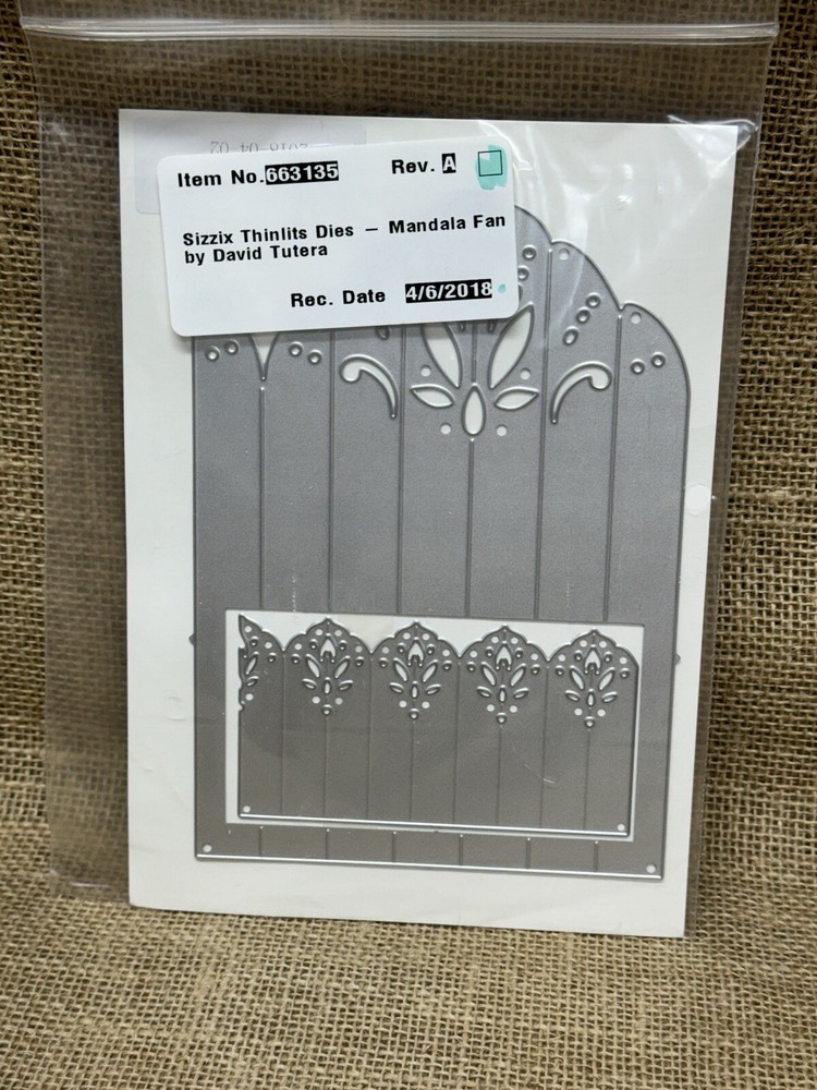 Sizzix Thinlits Die Set #663135 Mandala Fan
