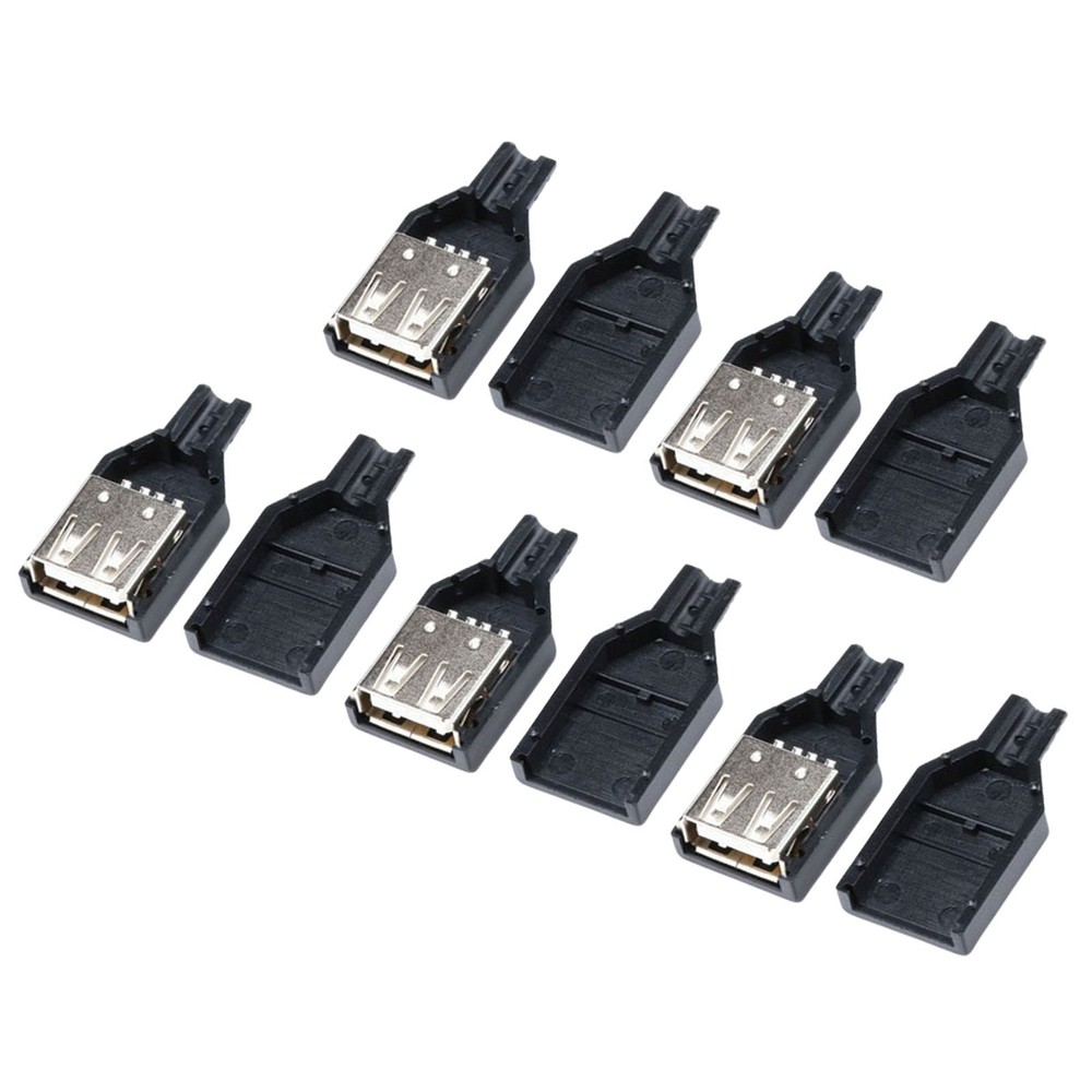 Supplies USB Female Socket Shell Direct Insertion Female Socket Power Charger