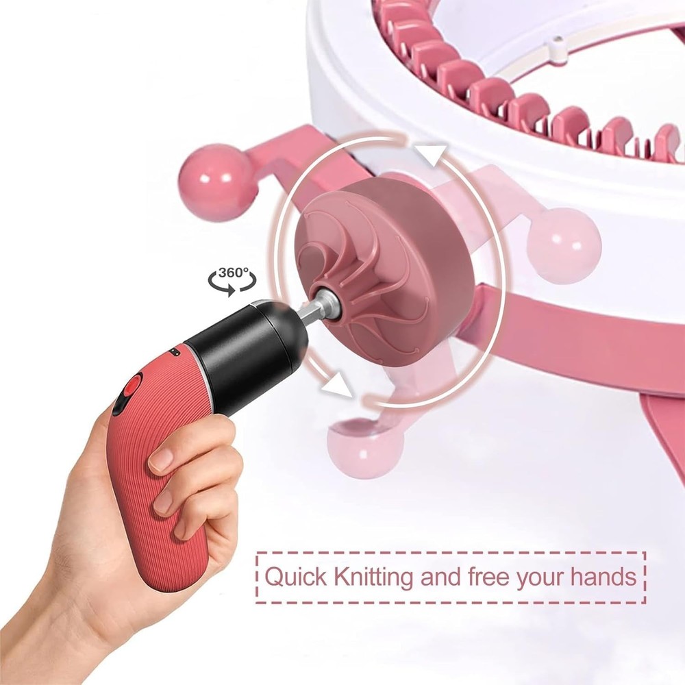 Knitting Machine Adapter, Quick Knit Replaceable Crochet Machine Adapter with...