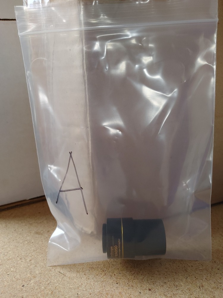 AMSCOPE FMA050 Fixed Microscope Adapter C Mount Magnification Reduction Lens