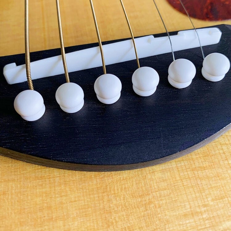 30x Bone Guitar Bridge Pin String Peg Luthier Nut Saddle