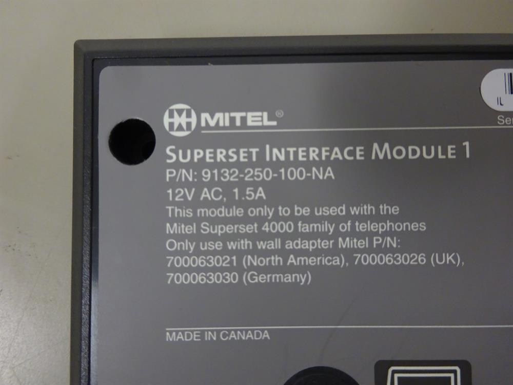 Mitel 9132-250-100-NA Module