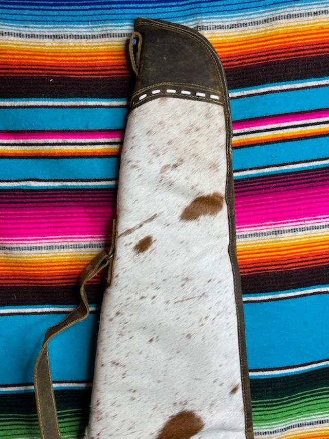 MYRA ~ LEATHER ~ COWHIDE ~ SOFT ~ RIFLE ~ STORAGE ~ CASE