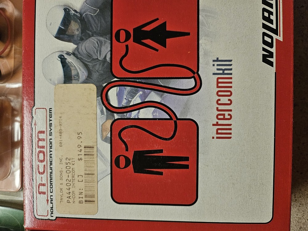 Nolan Communication System And Accessories. 2 Intercom Kits For Motorcycle.