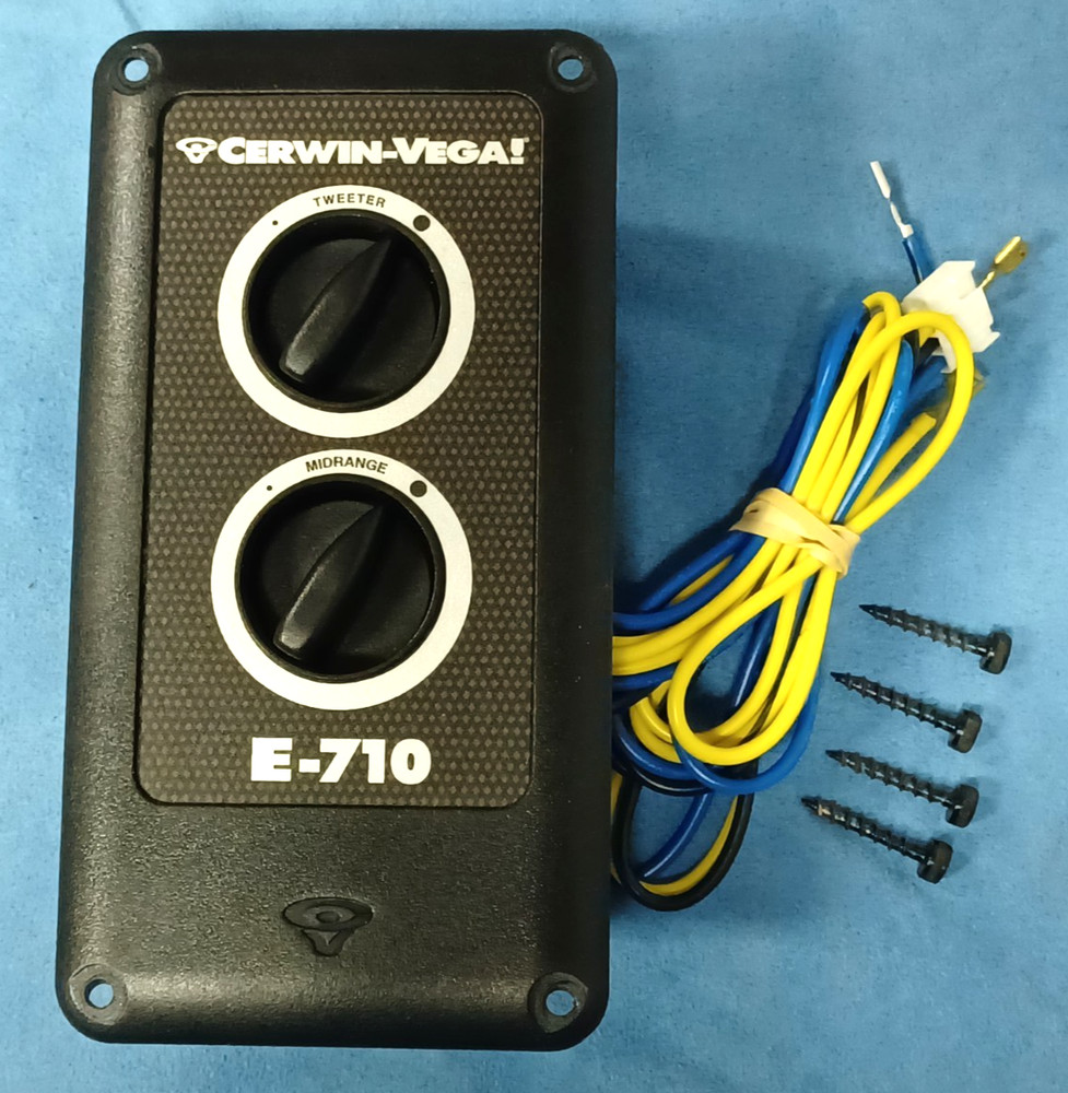 Cerwin Vega E-710 Crossover Front Panel Controls Pads Tested and Working