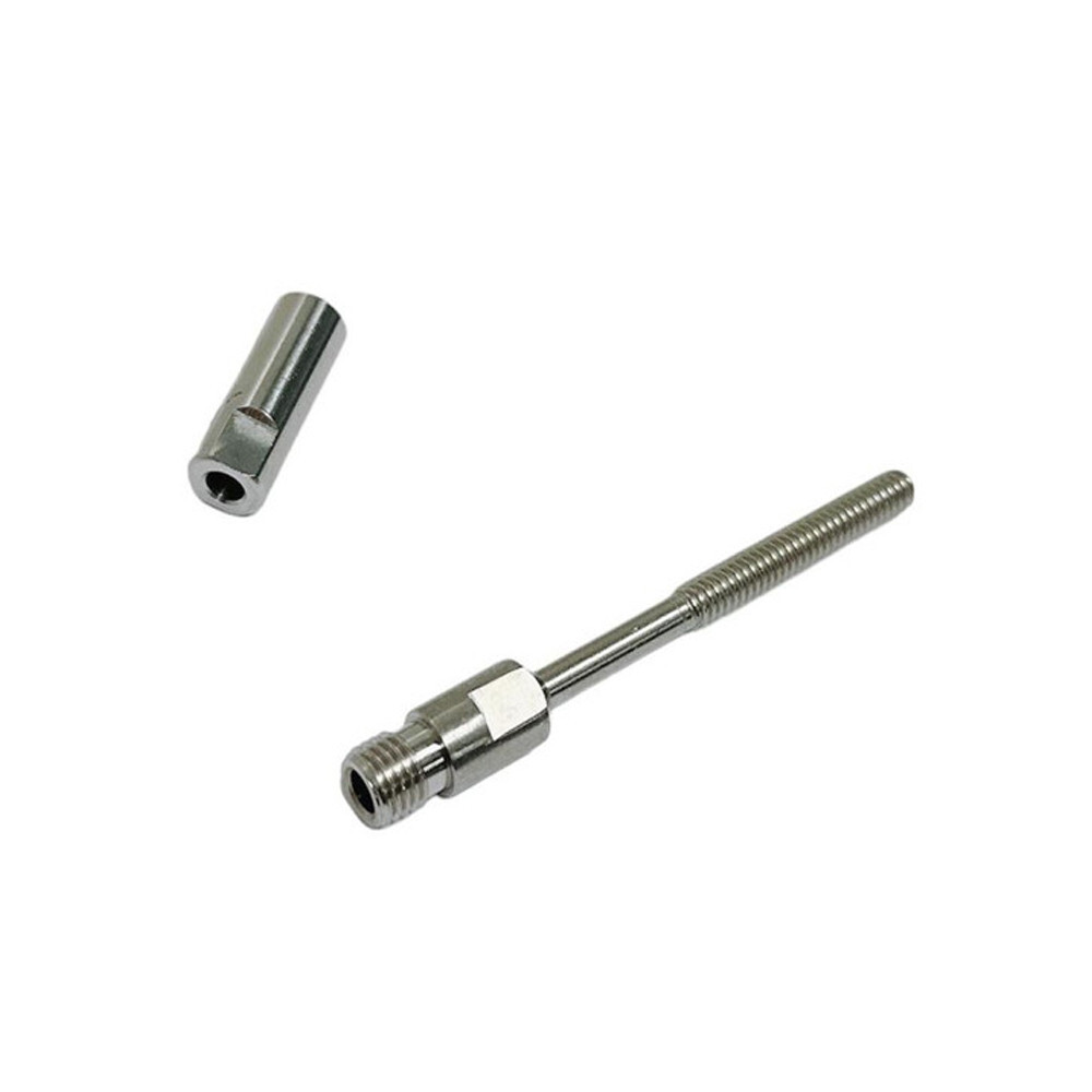 3/16" Wire Cable Deck Railing Swageless Threaded Short Stud Stainless Steel 4Pcs