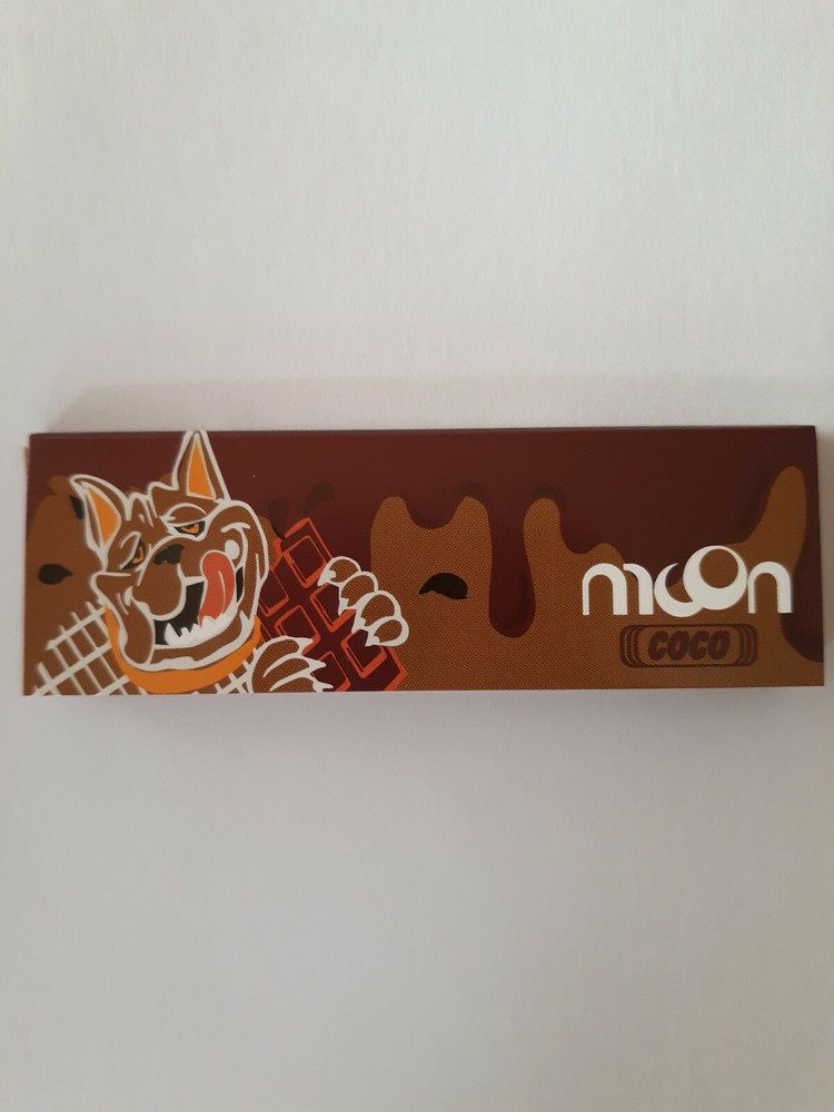 Chocolate Flavored Hemp Rolling Papers One Pack Moon